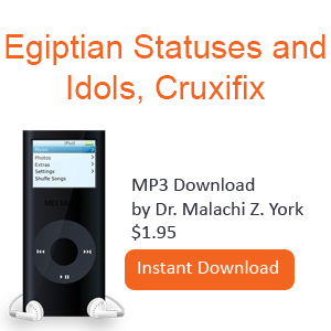 Egiptian Statuses and Idols, Cruxifix