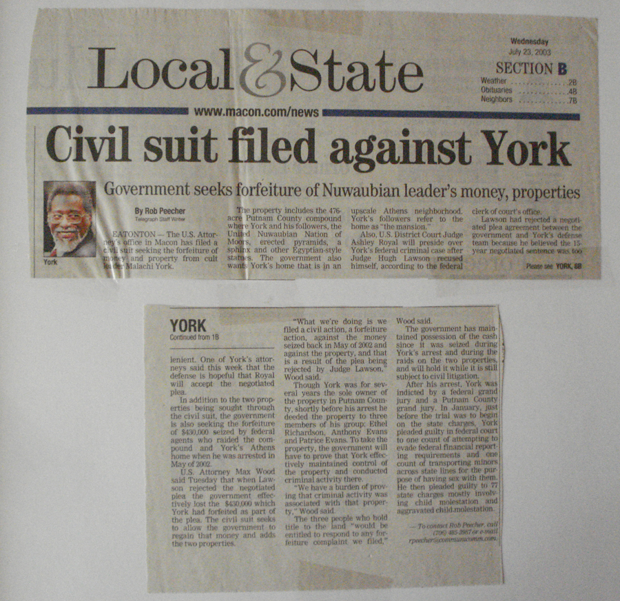 Civil suit filed against York